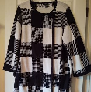 Alfani Double Breasted Sweater Size 3X